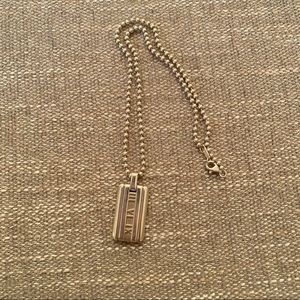 Dog tag Tiffany&co Necklace